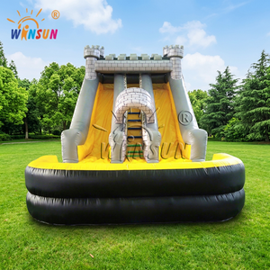 WINSUN Custom High Quality Educational Public Adults Kids Inflatable Ancient Castle PVC Dry <b>Slide</b> - Product Image 1