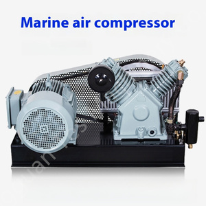 Máy nén khí piston kỹ thuật Hàng Hải công suất cao, máy nén khí bôi trơn dầu hàng hải tiếng ồn thấp với sàn bơm không khí - Product Image 2
