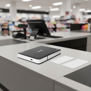 고속 <span class=keywords><strong>UHF</strong></span> <span class=keywords><strong>RFID</strong></span> 리더기 250태그/초 소형 디자인 상업용 소매 재고 스캔 장비 - Product Image 1