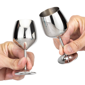 Copa de <span class=keywords><strong>Vino</strong></span> Personalizada de 2oz, Taza para Bar, Fiestas, Hogar, Bebidas, Metal Irrompible, Acero Inoxidable, Tallos Largos, Mini Copas de <span class=keywords><strong>Vino</strong></span> Tinto - Product Image 3