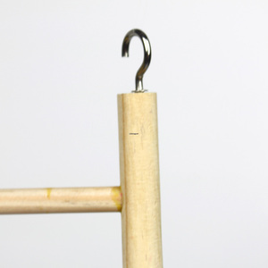 鳥のはしごケージアクセサリー木製装飾鳥のおもちゃ - Product Image 3