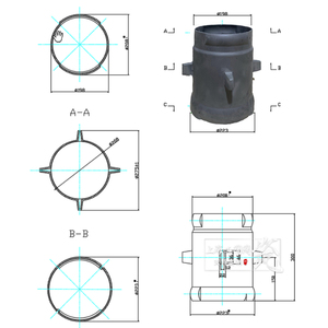 Vật liệu chịu lửa phản ứng ngoại quan thiêu kết recrysta silicon carbide SIC Ống gốm Ống Bush - Product Image 6
