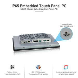 15 인치 저항 산업용 터치 스크린 PC 3LAN 터치 패널 PC 내장 태블릿 방수 IP65 견고한 터치 산업용 PC - Product Image 6