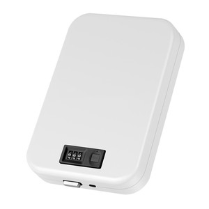 Portable Travel Fingerprint Safe Lock Box Safe Box Fingerprint Password Unlock