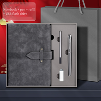 Carnet A5 personnalisé pour articles en promotion au bureau avec clé USB et logo Cadeau d'employé Coffret cadeau Coran d'entreprise pour cadres