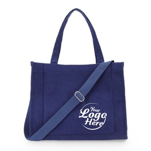 Bespoke Solid Color Shoulder <b>Canvas</b> Bags Zipper Closure-Reinforced Stitching Custom Graphics Portable Durable for Personalized - Product Image 1