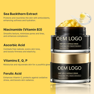 Crème en Capsules Coréenne Anti-Âge Hydratante au Vitamine C, <span class=keywords><strong>Glycérine</strong></span> et Aloe Vera 55g pour Tous Types de Peau - Product Image 3