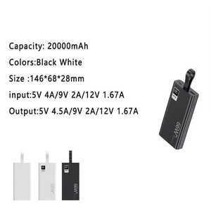 Vente flash 2024, batterie externe à charge super rapide 66W, nouvelle batterie externe portable 20000MAH avec double port USB, écran LED numérique - Product Image 5