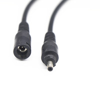 Câble d'alimentation GJQ à connexion étanche DC 5521, pour panneau LED anti-déchirure, avec contacts en cuivre mâle/femelle 2A