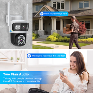 كاميرا مراقبة فيديو ctv PTZ لاسلكية 6MP 3 4G كاميرا مراقبة فيديو ctv PTZ خارجية 4K عدسة مزدوجة 4G كاميرا أمان لبطاقة Sim - Product Image 4