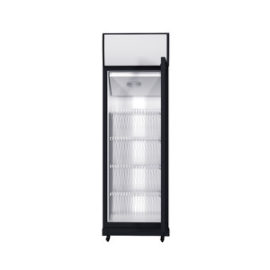 Réfrigérateur à boissons commercial Zhuodong Glass à porte <span class=keywords><strong>auto</strong></span>-réparatrice, refroidissement par air, contrôleur électronique - Product Image 1