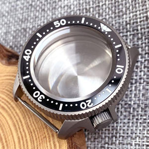 <span class=keywords><strong>SKX013</strong></span> titane ou acier 3.8 SKX Mod 37mm boîtier de montre pour GMT NH34 NH35 NH36 NH38 ETA 2824 PT5000 ST2130 120 clics lunette céramique - Product Image 5