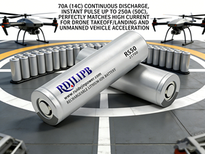 Batterie Molicel RS50 21700 haute décharge 5000mAh, batterie lithium-ion 21700 pour drone - Product Image 6