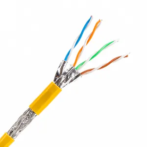 สายไฟอีเธอร์เน็ตสายสื่อสารสายไฟเครือข่ายสายไฟ Cat5e/cat6/cat6a/cat7/cat7a/cat8/cat6e Utp Ftp Sftp 25Awg สาย Lan 305m/1000ft