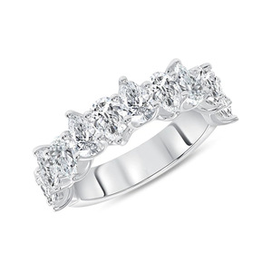 Anello con Diamante Taglio Pera Q193 in Oro Bianco Naturale Colore D Classico Anello di Fidanzamento Gioielli da Donna - Product Image 3