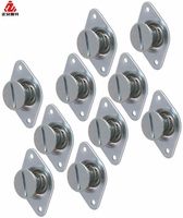 Maxilite — attache ovale en acier inoxydable, attache Dzus, sur mesure, OEM, ODM, personnalisé, 5/16 ", pièces de moto en zinc