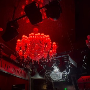Crystal Chandelier <b>Green</b> <b>LED</b> <b>Light</b> Empire Shade Suspended Traditional Design for Room - Product Image 2