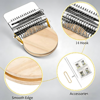 Outil de tissage en bois type Speedweve, métier à tisser rapide pour la réparation, mini métier à réparer pratique