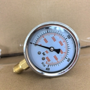 SONGLIN Y-63 DN65 63mm 2.5インチ アナログ圧力・真空計 ステンレス鋼ハウジング 銅ジョイント 0.1～100Mpa測定範囲 - Product Image 5