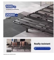 Lit intelligent multifonctionnel réglable en métal avec matelas intelligent, taille Queen, pour hôtel, chambre à coucher, qualité hospitalière, moderne
