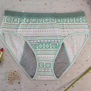 Lekvrije Menstruatie Slipje Met Zak Dame Fysiologische Slip Vrouwen Ondergoed Waterdichte Slips Periode 40S Katoen Volwassenen T/T - Product Image 5