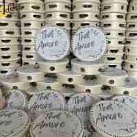 Conception personnelle Expédition directe d'usine Cérémonie de mariage Invité Tambourin Party Tambour solide et durable de 4 pouces en vente