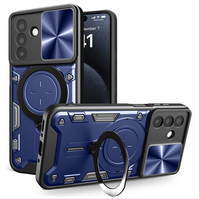 Étui magnétique antichoc en TPU pour support de voiture pour Samsung Galaxy A26 Hybrid Armor Cover