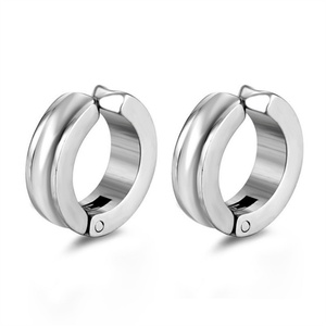 Bijoux personnalisés de style punk rock, boucles d'oreilles en acier titane pour femmes et hommes - Product Image 3