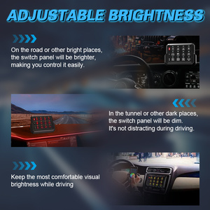 Panel <span class=keywords><strong>de</strong></span> Control <span class=keywords><strong>de</strong></span> Luces Auxiliares Impermeable <span class=keywords><strong>de</strong></span> 12V, Panel <span class=keywords><strong>de</strong></span> Interruptores Inalámbrico Todoterreno <span class=keywords><strong>de</strong></span> 12 Canales con Sistema <span class=keywords><strong>de</strong></span> Relés <span class=keywords><strong>de</strong></span> Control <span class=keywords><strong>de</strong></span> Circuito - Product Image 4