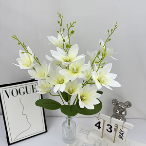 Têtes de fleurs artificielles Qianxi Qianxi <span class=keywords><strong>Mulan</strong></span> de haute qualité, décoration artisanale pour Noël, fête des mères, nouvel an, remise de diplôme - Product Image 1