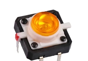 Interruptor Táctil DIN 12x12mm PCB Nylon TIPO GRANDE 04P DIP H=7.3mm - Product Image 4