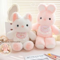 Boneka Kelinci Lompat Elektrik Lucu, Boneka Hewan Plushie Bergerak Custom, Langsung dari Pabrik, Grosir