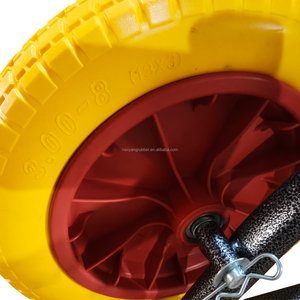 Brouette professionnelle WB900T pour ferme et jardin, avec plateau en acier galvanisé antirouille, chariot utilitaire de qualité industrielle pour la construction - Product Image 5