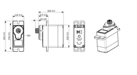 Moteur servo en plastique XS002A 9g pour hélicoptère RC, voiture, bateau, avions, micro-étanglement sans noyau pour aéronefs à voilure fixe