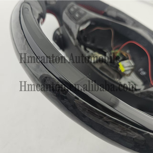Latest Products Forged Carbon Fiber Leather Red Stitching Steering <b>Wheel</b> for BMW E90 E91 E92 E93 3 Series Car Steering <b>Wheel</b> - Product Image 6