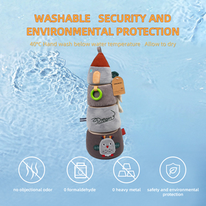 Tùy Chỉnh Biểu Tượng Nhãn Bé Đồ Chơi Sang Trọng Dễ Thương Owl Phim Hoạt Hình Hình Dạng Động Vật Xếp Chồng Câu Đố Giáo Dục Đồ Chơi Cho Trẻ Sơ Sinh - Product Image 5