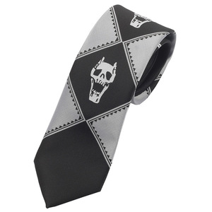Anime Jujutsu Kaisen Nanami Kento Nana Akira Yoshikage JOJO Skull Nine-Tailed Fox Spirit Tie 100% Polyester Jacquard Printed Tie - Product Image 6