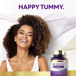 Wellbodyoem biểu tượng tùy chỉnh Probiotic 50 tỷ + Prebiotic bổ sung Bán buôn 60 Vegan viên nang probiotics giúp sức khỏe đường ruột - Product Image 3