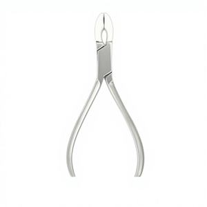 Alicates de Cierre de Anillo Pequeños de Acero Inoxidable Plateado de Alta Resistencia con Empuñadura de PVC Antideslizante para Fabricación de Joyas y Manualidades con Alambre - Product Image 1