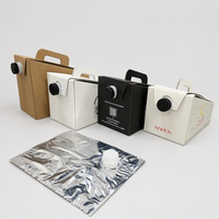 Sac BIB Aseptique Multi-couches Durable 3L 5L 10L 200L 220L avec Bec Verseur pour Café, Jus, Sirop, Emballage de Restauration, Pochette BIB avec Bec Verseur