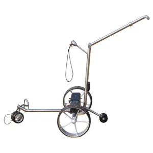 Opvouwbare Zelfvolgende Functie Pull Push Golfkar 4-wiel Trolley Afstandsbediening Golfkar Golfkar