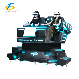 Skyfun 9D VR rạp chiếu phim mới nhất MECHA chiến binh thiết bị trò chơi 2 ghế cho trong nhà ngoài trời cho Trampoline công viên sân bay làm bằng thép - Product Image 4