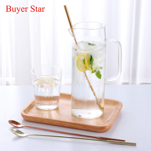 Cuillère à bar en acier inoxydable avec logo personnalisé, manche long, outil de mélange pour vin et cocktails, <span class=keywords><strong>accessoire</strong></span> métallique - Product Image 6