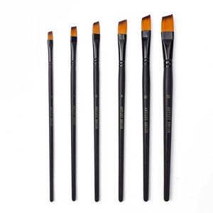 6 Pcs Nylon Wooden Handle Watercolor Artist <b>Paint</b> Brush for Acrylic Watercolor Painting - Product Image 3