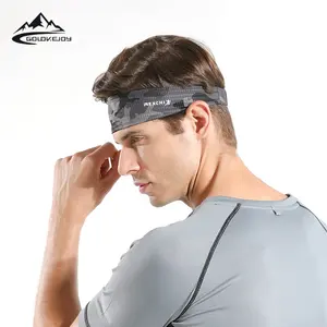 GOLOVEJOY XTJ97 New Men's Ice Silk Sports Headband Outdoor Cycling Running Breathable Yoga Fitness 2021 Headbands