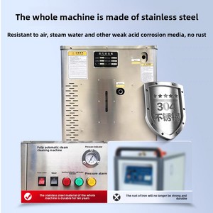 Ticari yüksek sıcaklık paslanmaz çelik buharlı temizleyici endüstriyel yüksek basınçlı araba yıkama mutfak gres ekipmanları manuel - Product Image 4