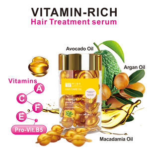 50 adet Mini taşınabilir altın özelleştirilmiş lüks avokado yağı saç tamir kapsül derin besler bitki özü organik Vitamin saç yağı - Product Image 3