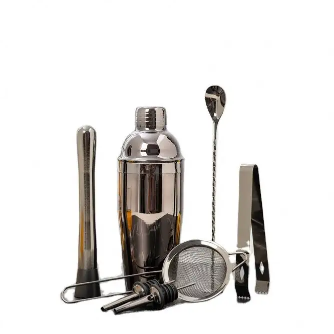 Advanced Technology Reasonable Price Bartender Kit 12 Piece with muddler pourers strainer & bar mixing spoon