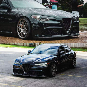 <span class=keywords><strong>Giulia</strong></span> Sport VELOCE Becquet avant en fibre <span class=keywords><strong>de</strong></span> carbone avec découpes d'échappement Noir carbone Poli haute brillance pour <span class=keywords><strong>Alfa</strong></span> <span class=keywords><strong>Romeo</strong></span> <span class=keywords><strong>Giulia</strong></span> 2017-2021 - Product Image 6