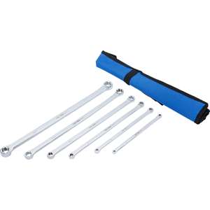 Juego de llaves de doble anillo BGS con cabezales de anillo tipo E extra largos E6 x E7 - E22 x E24 6 piezas. - Product Image 2